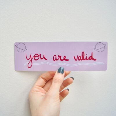 You are valid - bookmark