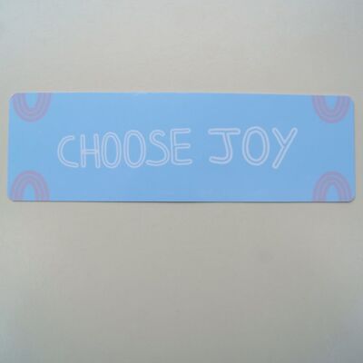 Choose joy - bookmark