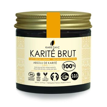 Absolu de karité 500 mL - Beurre de karité brut et frais - Pot en verre 2