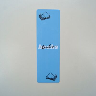 Books dark blue - bookmark