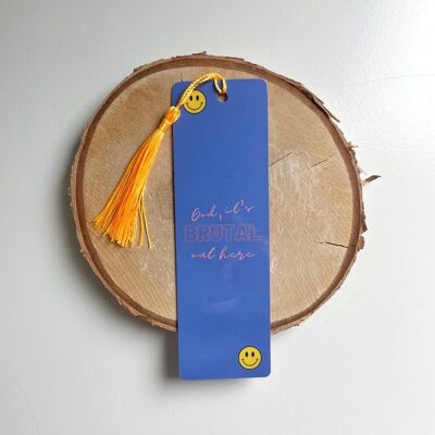 Brutal Olivia Rodrigo - bookmark with tassel