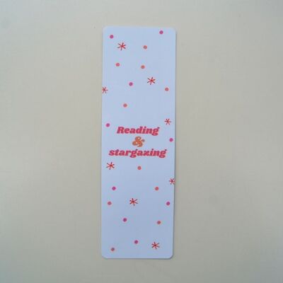 Reading & stargazing - bookmark