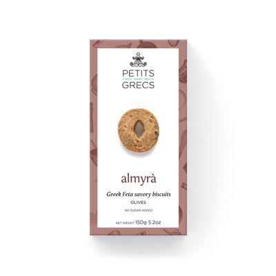 Almyra -Biscuits salés à la féta grecque et aux olives