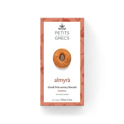Almyra - Biscuits salés à la féta grecque et paprika