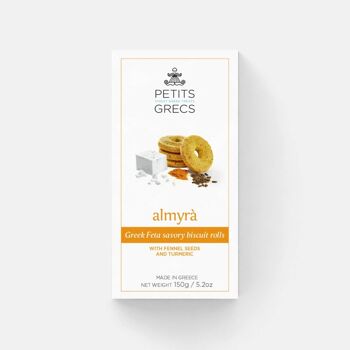 Fenouil d'Almyra - Rouleaux de biscuits salés à la feta grecque 1