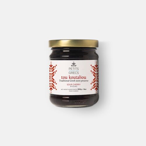 Tou Koutaliou Sour Cherry - Traditional Greek Fruit Preserve