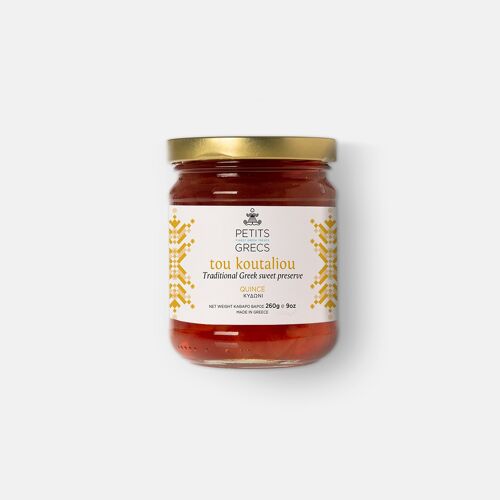 Tou Koutaliou Quince - Traditional Greek Fruit Preserve