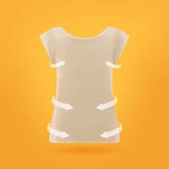 T-shirt de compression galbant manches courtes - Amande - Amande 5
