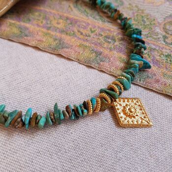 Collier turquoise - rochi 4