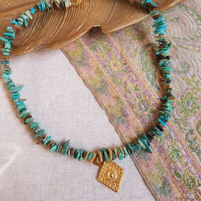 TURQUOISE NECKLACE - ROCHI