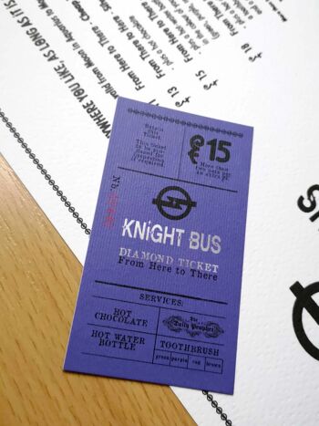 Knight Bus - Affiche + carte - Format DINA2 3