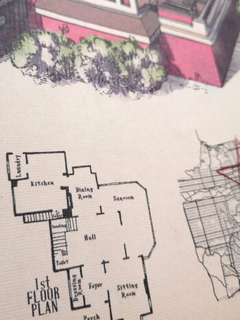 Maison hantée - Charmed Manor - Halliwell House - Affiche - Taille DINA3 6