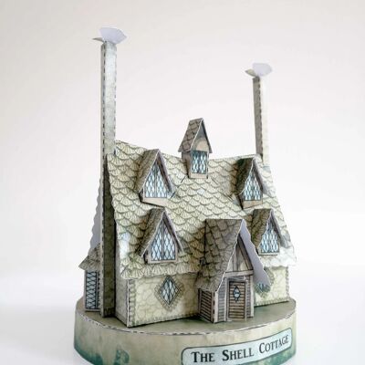 REFUGIO DE CONCHAS - Maqueta recortable de papel- Cuadernillo para montar