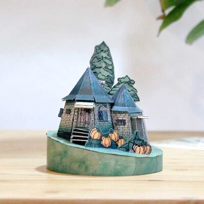 RANGER'S CABIN - Cut-out model - Scale H0 - DINA4