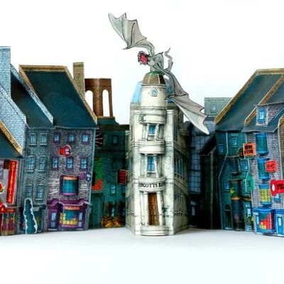 MAGIC ALLEY - Cut-out model