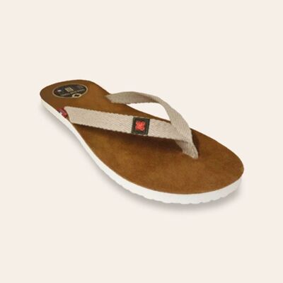 Tong / Flip Flop leather MOOREA Sand