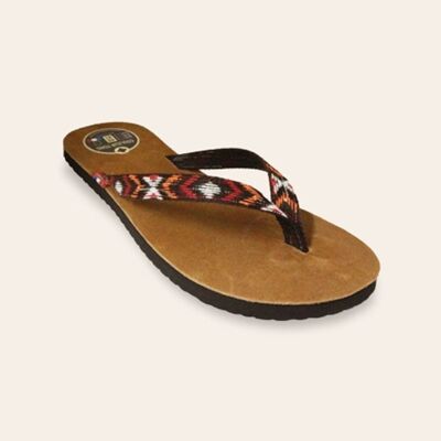 Leather Flip Flop/Flip Flop MAYA Sand