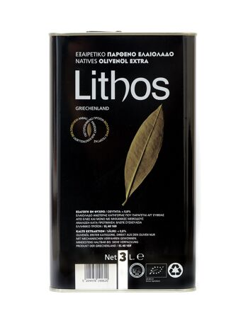 Huile d'olive LITHOS BIO 3 L 2