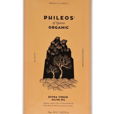 PHILEOS ORGANIC olive oil 3 L