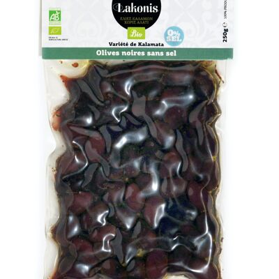 Olive Nere Kalamata SENZA SALE (0%) BIOLOGICHE