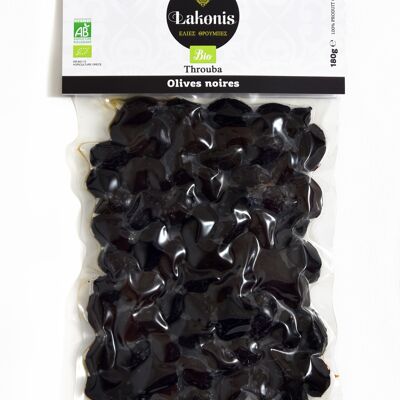 BIO THROUBA schwarze Oliven