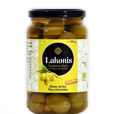 Olive verdi biologiche in salamoia