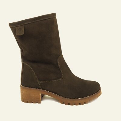 Bottes en daim vert Dakota