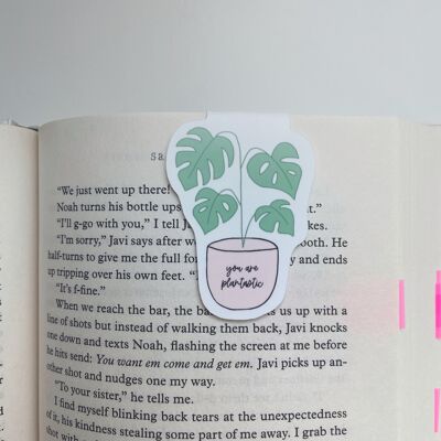 You are plantastic - magnetic bookmark