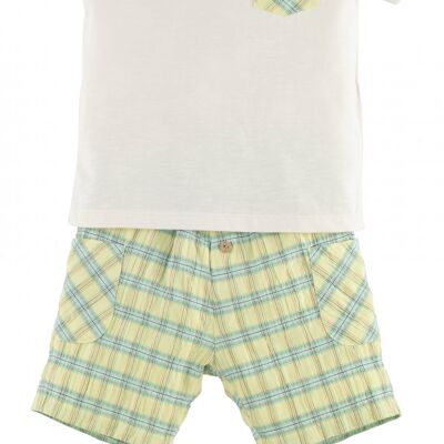 Baby Junge Set, 2 tlg., in Gelb mit T Shirt und Short