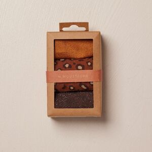 Pack de 3 Chaussettes - Paillettes et léopard marron