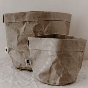 Paperbag lot de 2 gris (PU = 6 sets) 1