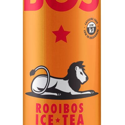 Tè freddo alla pesca - Rooibos biologico - lattina da 250ml - BOS