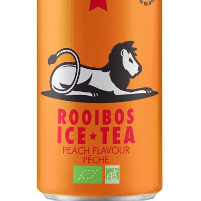 Ice Tea Melocotón - Rooibos orgánico - Lata 250ml - BOS