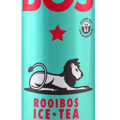 Ice Tea Lime & Ginger - Organic Rooibos - 250ml can - BOS