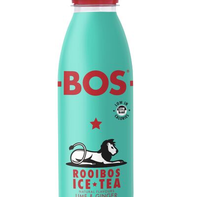 Ice Tea Lime&Ginger - Organic Rooibos - 500ml PET - BOS