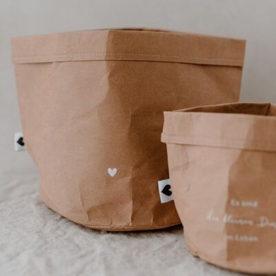 Paperbag set of 2 small things (PU = 6 sets)