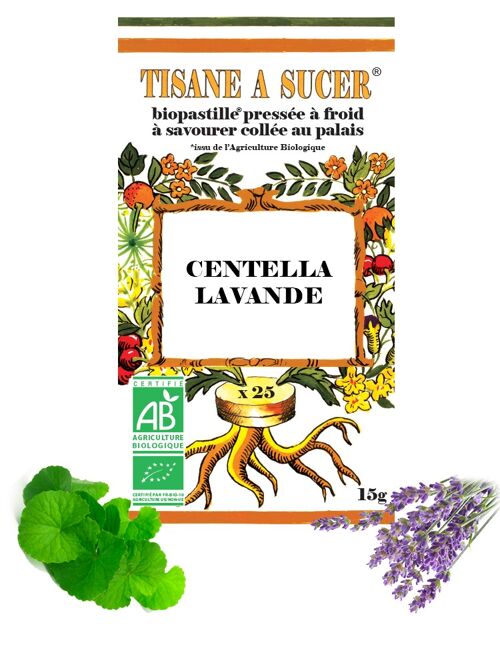 Tisane à sucer CENTELLA/LAVANDE