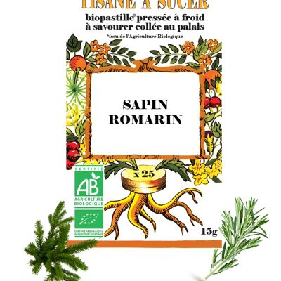 Tisane à sucer SAPIN/ROMARIN