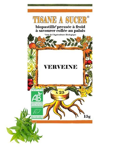 Tisane à sucer VERVEINE