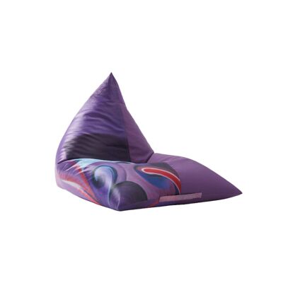 Javier Bean Bag, Purple - Option A , SKU432