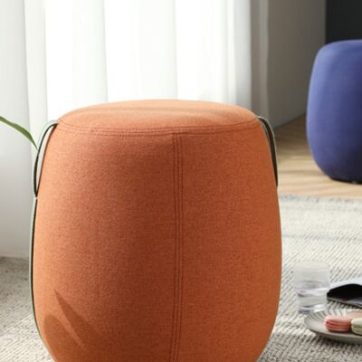 Beata Pouffe - Blue , SKU553