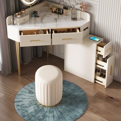 Frederica Dressing Table, With USB Charger , SKU578