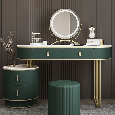 Elmore Dressing Table With Mirror , SKU586