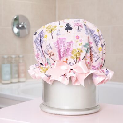 Poodles in the Park Luxury Shower Cap