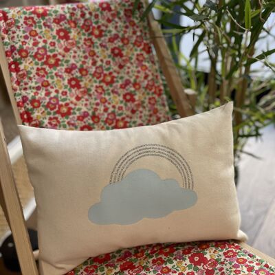 Small cotton cushion "Cloud"