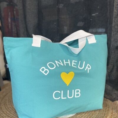 Large shopping bag "Happiness Club"