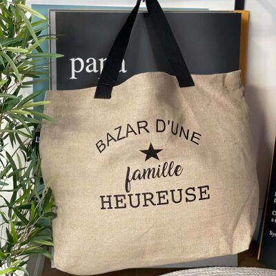 Large shopping bag "family bazaar"