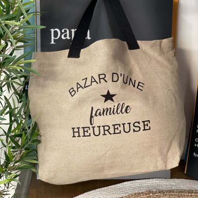 Large shopping bag "family bazaar"