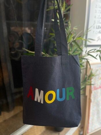 Tote bag Marine  " Amour"