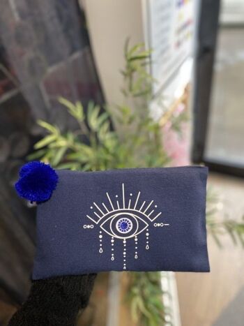 Pochette zippée "Oeil"